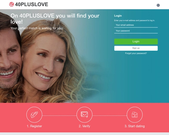 40PlusLove Logo