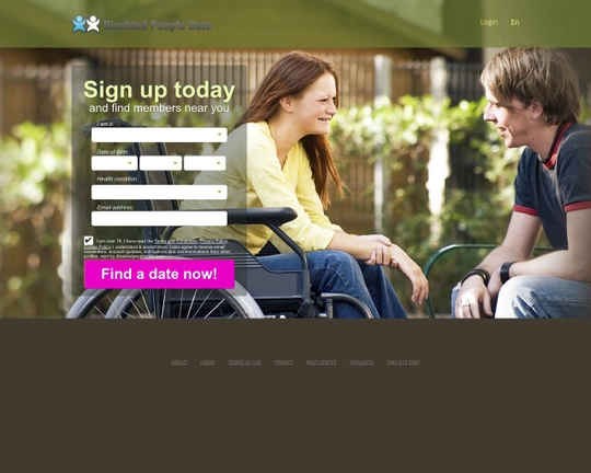 Disabled People Date Logo