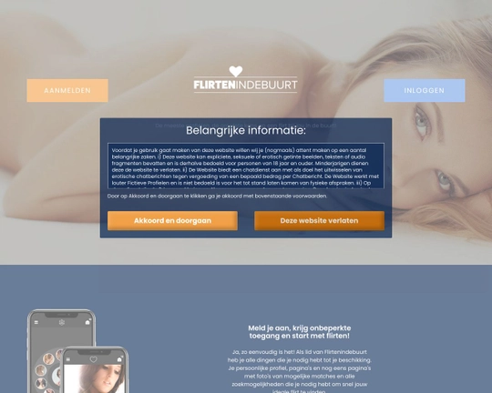 Flirten in de buurt Logo