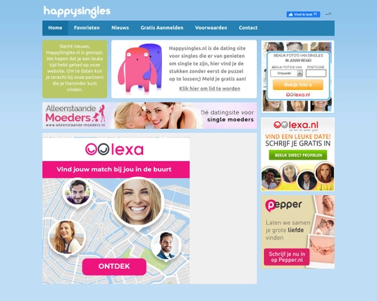 HappySingles.nl Logo