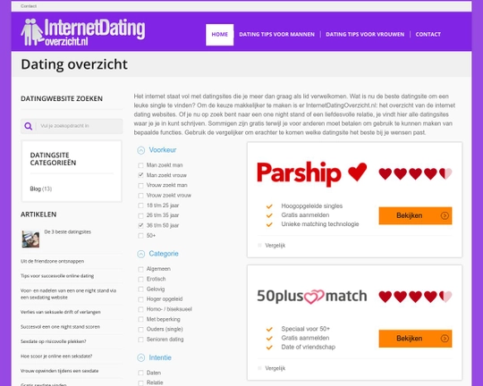 Internet Dating Overzicht Logo