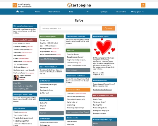 Liefde Startpagina Logo