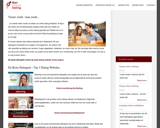 Man Vrouw Dating Logo