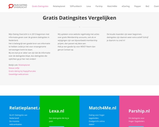 MijnDatingOverzicht Logo