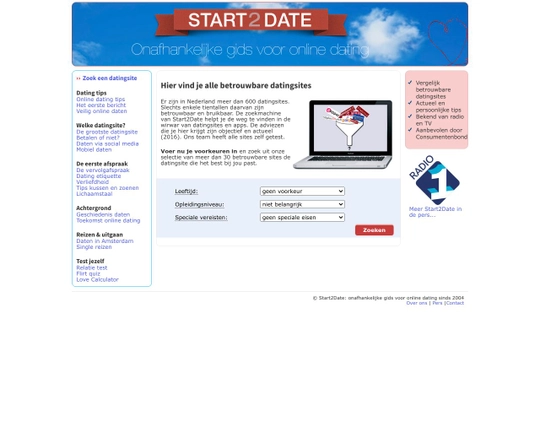 Start2date.nl Logo