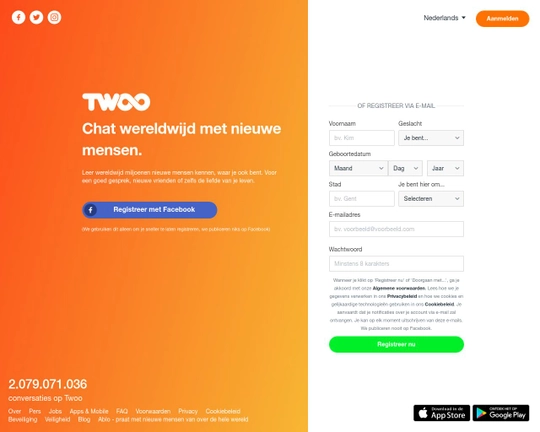 Twoo verwijderen profiel Twoo