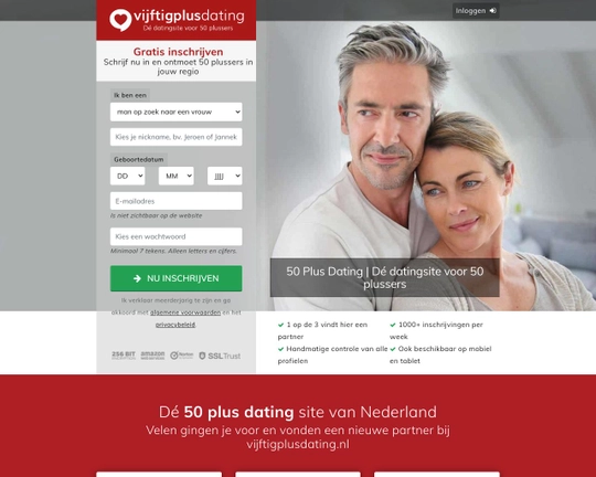 Vijftig Plus Dating Logo